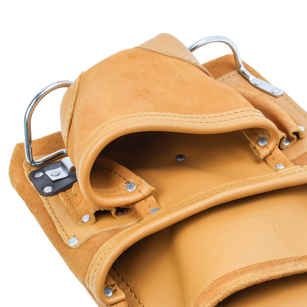 ToolTreaux 10 Pocket Heavy Duty Leather Tool Pouch DIY Woodworking, 12 x 10 Inch, view 5