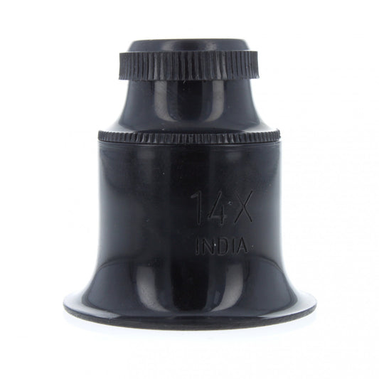 2 Pack Jewelers Eye Loupe 14X Magnification Precision Arts & Craft Projects, view 2