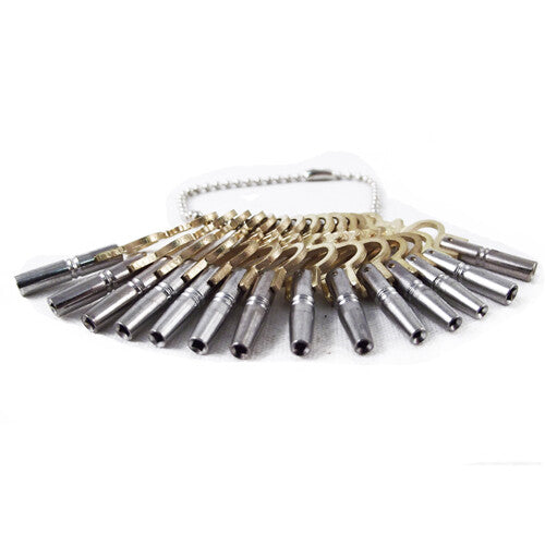 2 Pack Jeweler's Tools 14-Size Pocket Watch Key Set Winding Setting Vintage, view 2
