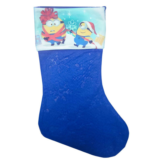 Licensed Kids Minions Despicable Me Felt Embossed Christmas Stocking Holidays, view 2