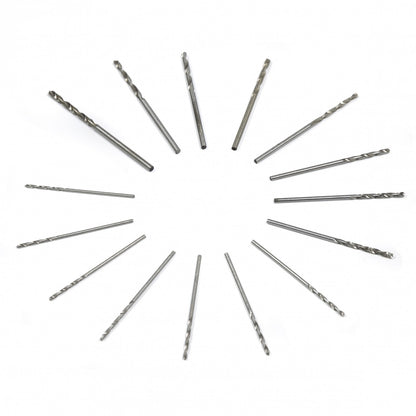 15pc Mini Drill Bit .3mm to 1mm Set, view 3