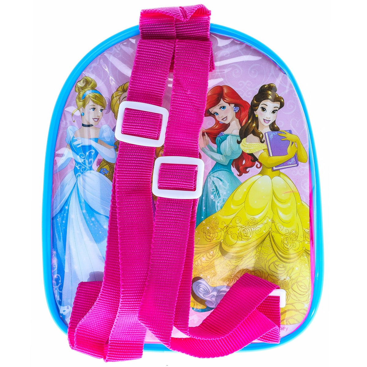 2 Pack Disney Princess Girls 10pc Dress Up Play Hair Style Brush & Backpack, view 7