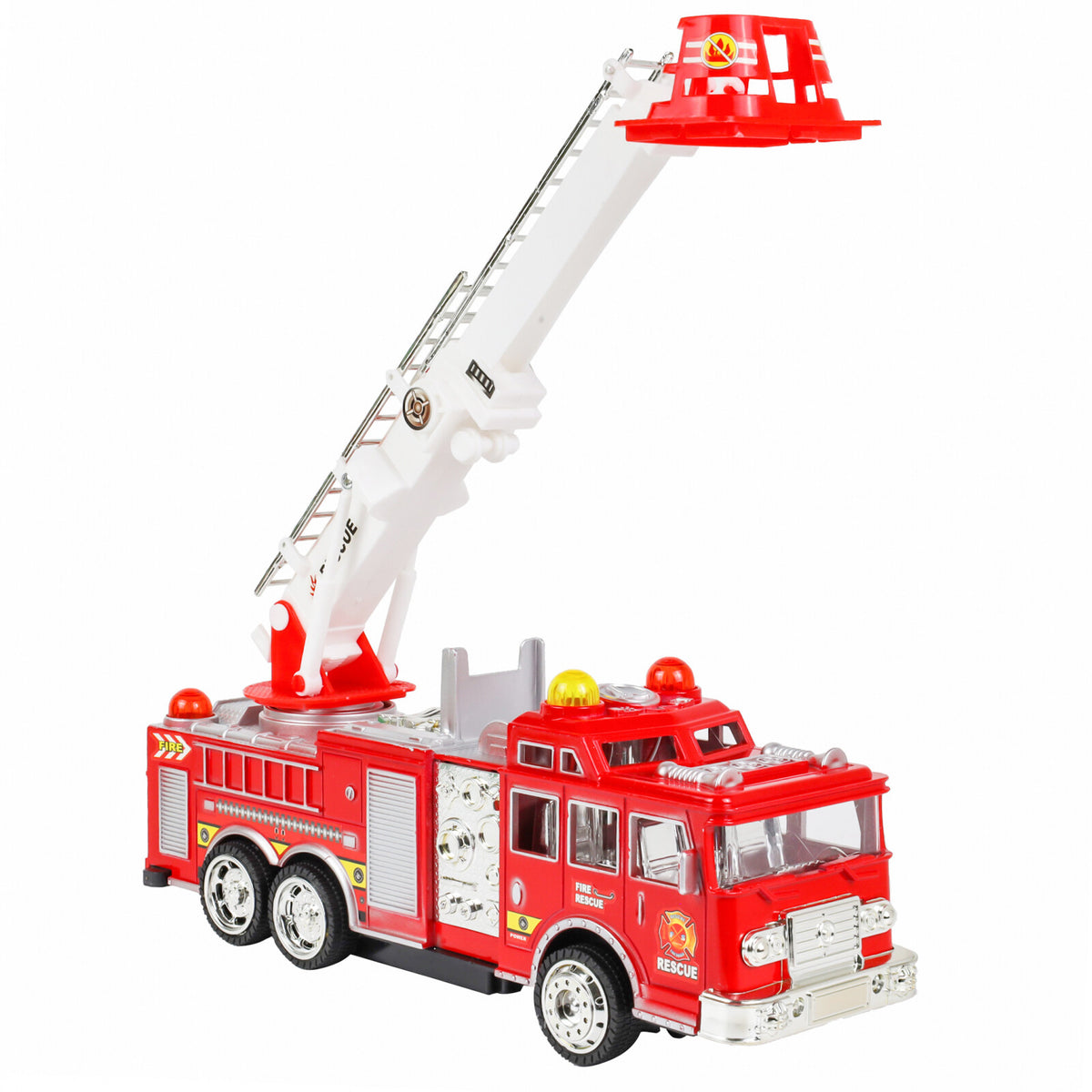 Kidplokio 360 Degree Bump and Go Emergency Toys Fire Truck Police Car (2 Styles), view 20