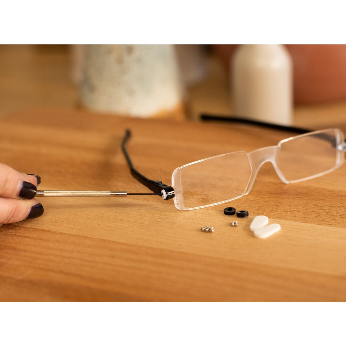 2 Pack Universal Tool Compact Eye Glasses Repair Kit in Case Fixing Vision Care, view 6