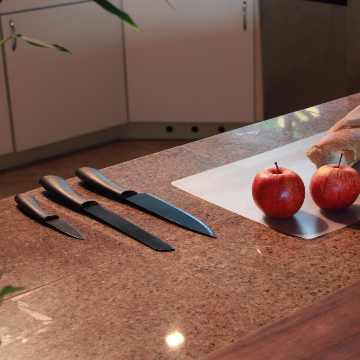 Beille 5 Piece Home Ergonomic Kitchen Knives Set, 5 Knife Essential Bundle