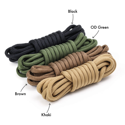 ParaLace 550 Paracord Shoelaces for Hiking Boots Shoes (45 54 60 72 or 81 Inch), view 2