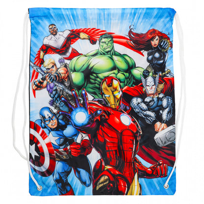 2 Pack 18 Inch Kids Licensed Cartoon Cinch Bag Travel Backpack Drawstring Tote, view 23