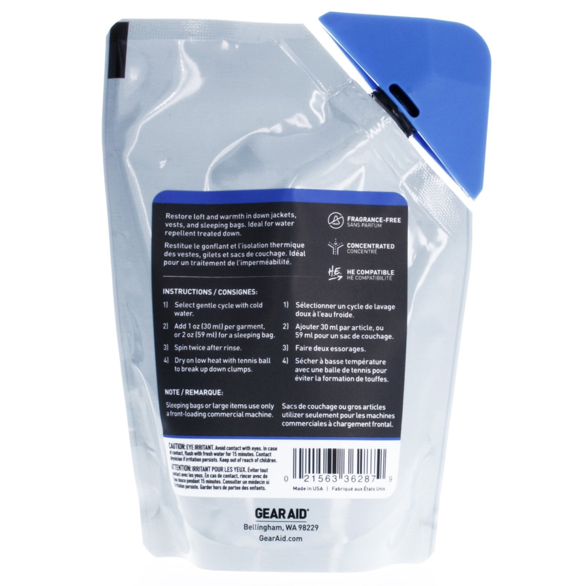 2 Pack Gear Aid ReviveX Restoration Down Cleaner Jacket & Sleeping Bag - 10 oz, view 5