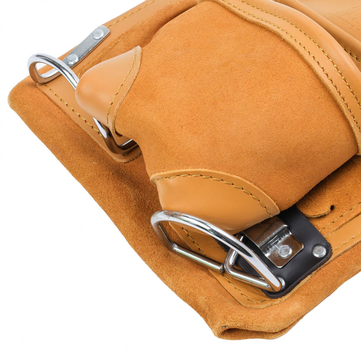ToolTreaux 10 Pocket Heavy Duty Leather Tool Pouch DIY Woodworking, 12 x 10 Inch, view 6