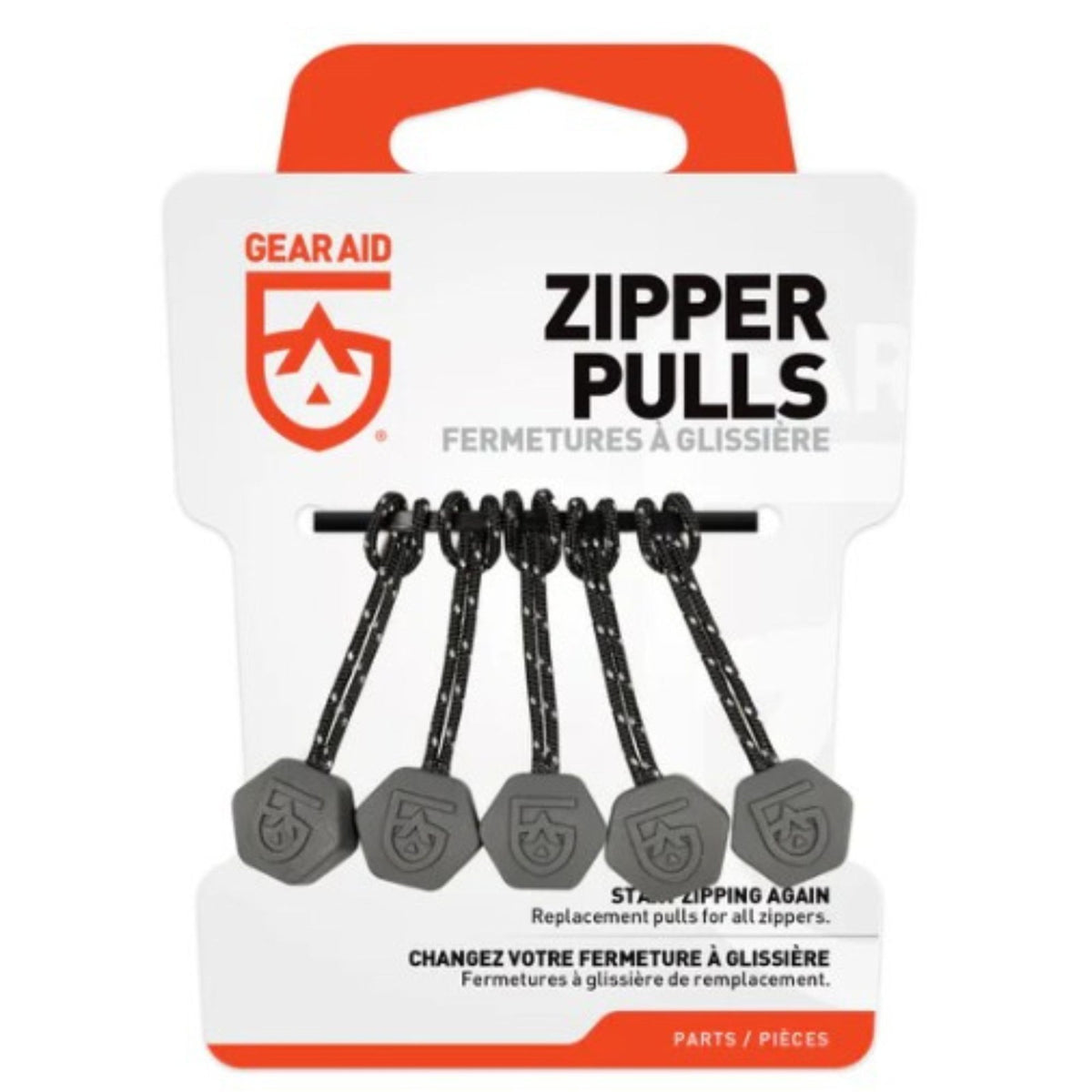 Gear Aid Replacement Zipper Pulls 5 Pack Universal Easy Grip TPU Zipper Tabs, view 8