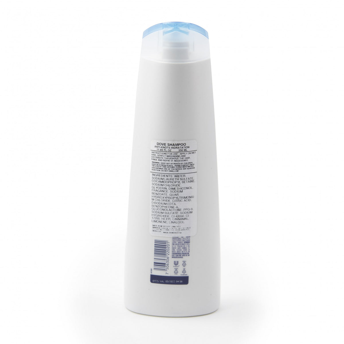 Dove Hair Care Anti Knot Hydration Formula Shampoo 350mL 12 Ounce Bottle, view 4