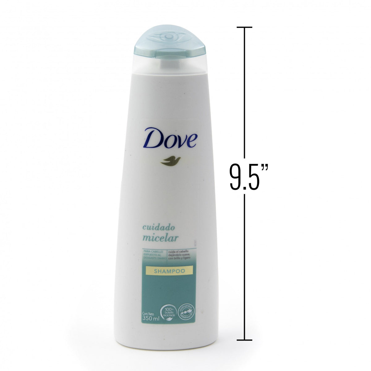 2 Pack Dove Detox Purifying Micellar Hair Care Formula Shampoo 350mL Bottle, view 5