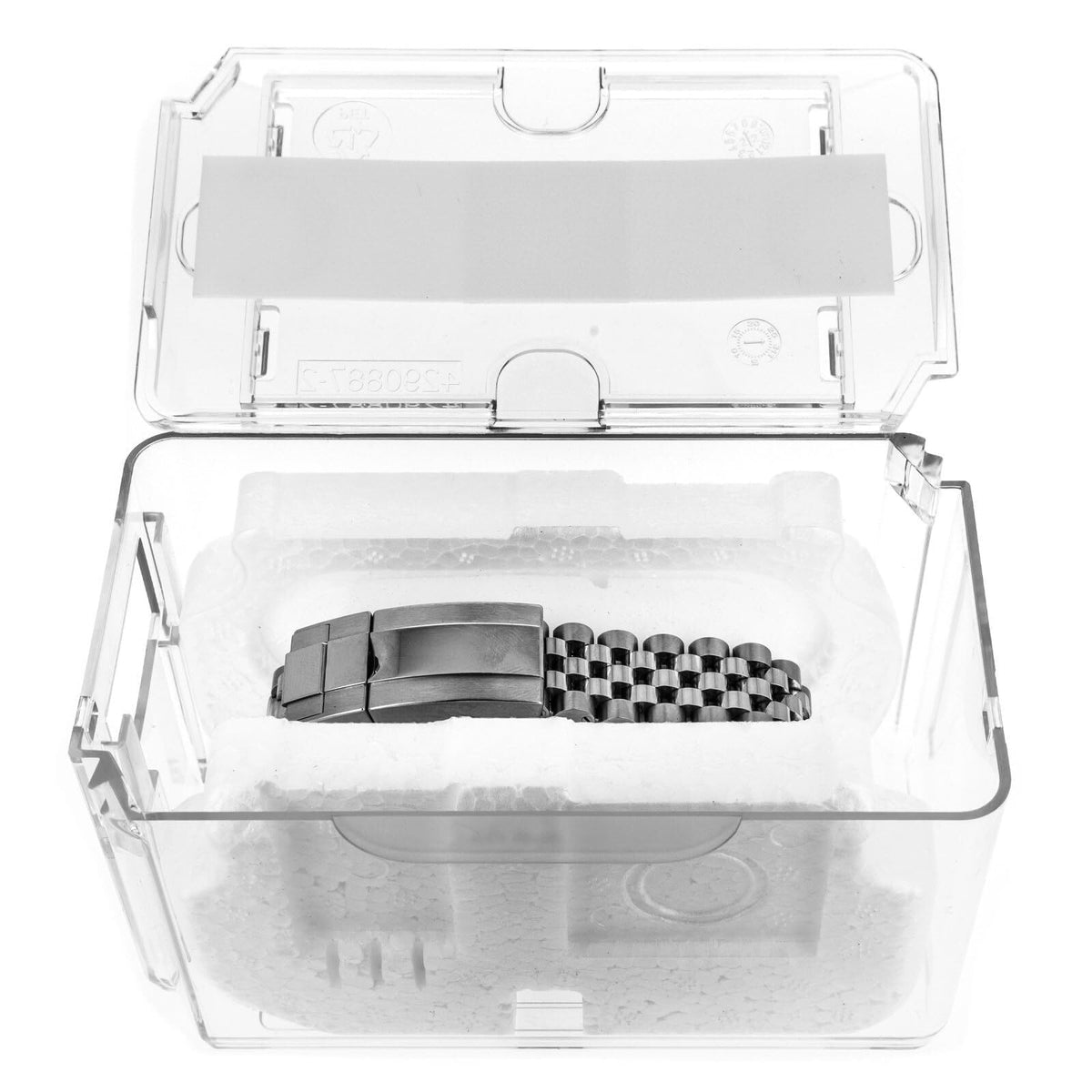 ToolTreaux Clear Plastic Watch Case Coffin Travel Essentials Jewelry Organizers, view 18