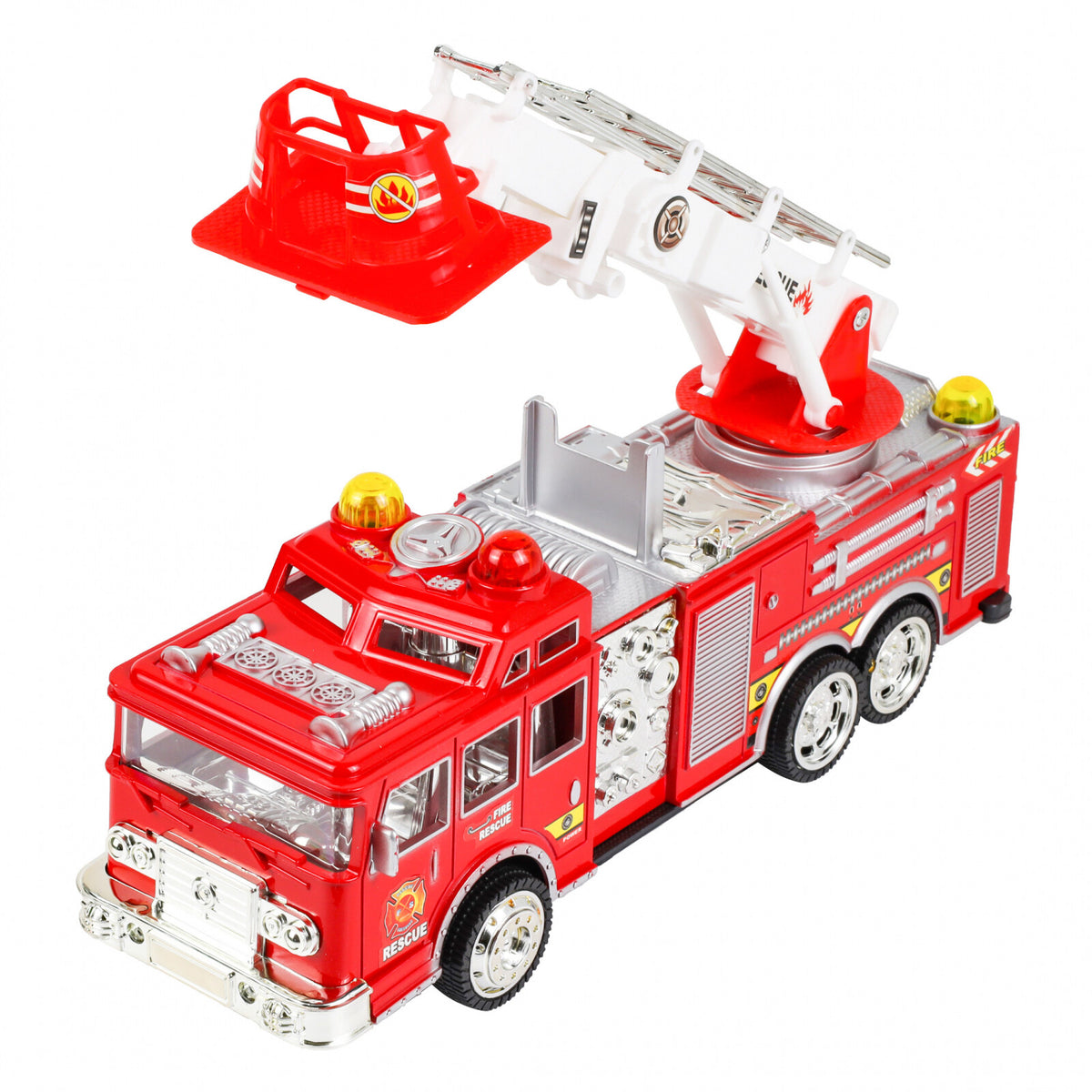 Kidplokio 360 Degree Bump and Go Emergency Toys Fire Truck Police Car (2 Styles), view 16