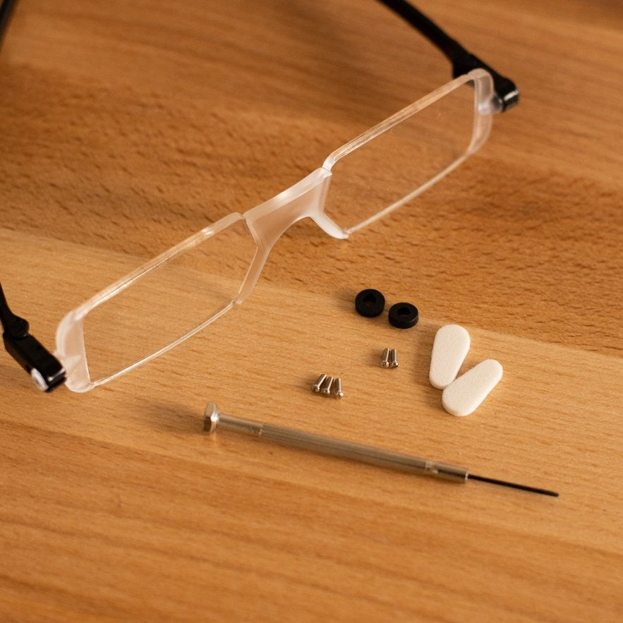 2 Pack Universal Tool Compact Eye Glasses Repair Kit in Case Fixing Vision Care, view 5