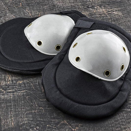 2pc Heavy Duty Plastic Cap Knee Pads for Work Gardening Flooring Joint Support, view 2