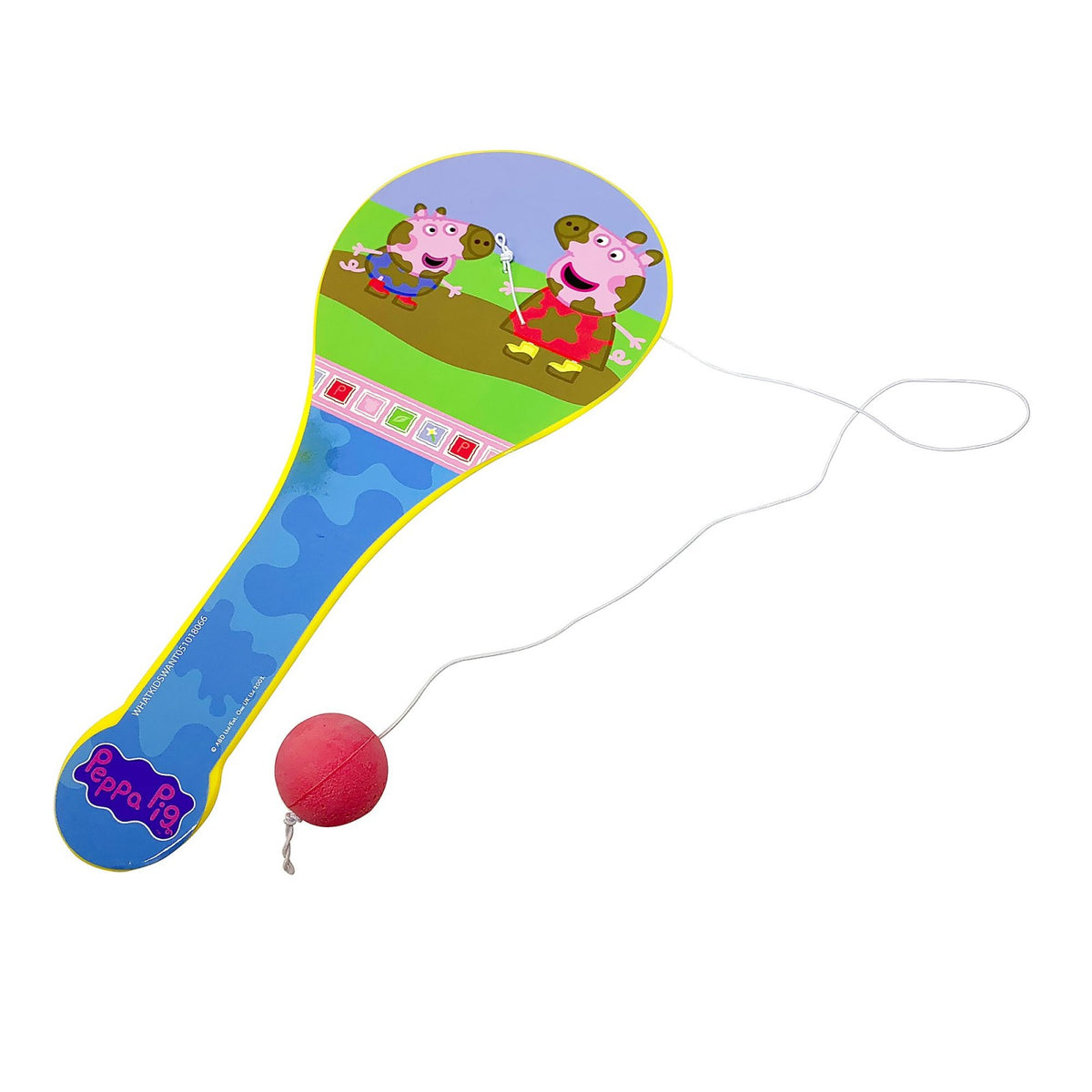 Peppa Pig Paddle Ball Indoor Outdoor Family Travel Toy Game, view 3