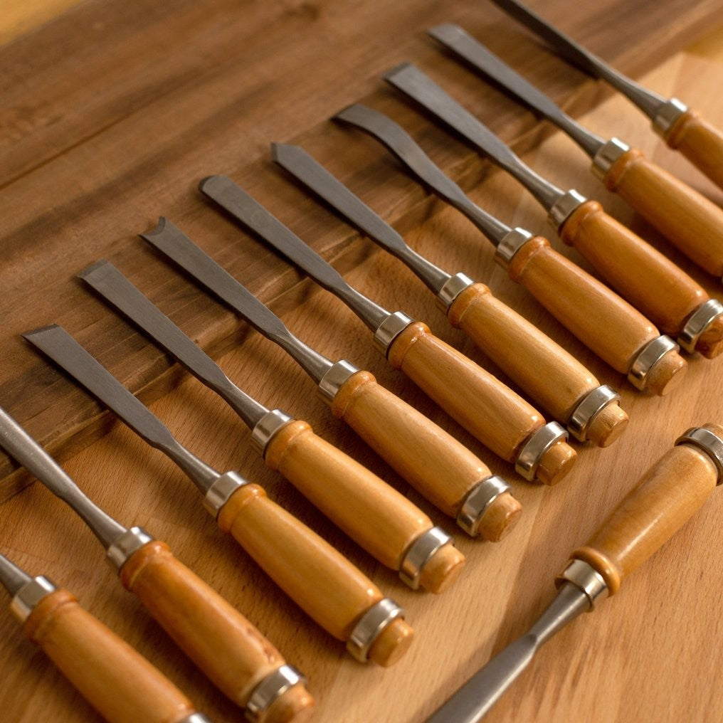 ToolTreaux Woodcarving Chisel Set Professional Craft and Hobby Tools - 12 Pieces, view 7