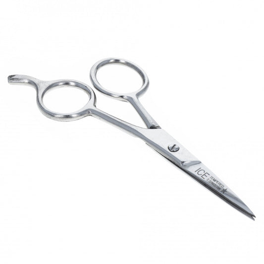 Stainless steel 4.5 inch hairdressing and craft scissor with straight blades and finger holes