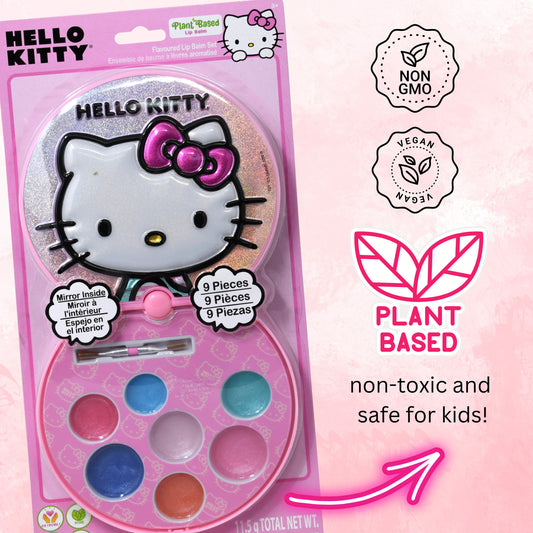 Hello Kitty Lip Gloss Compact Girls Make Up Gift Set Ages 3 and Up, view 2