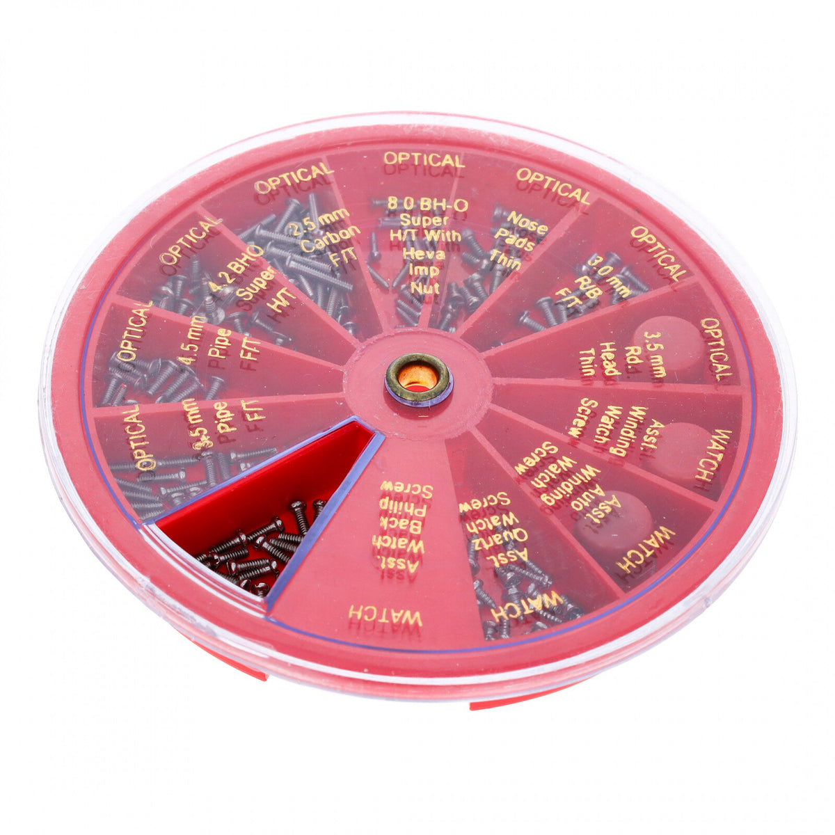 ToolTreaux Eye Glasses Repair Kit Assorted Replacement Micro Screws 250 Pieces, view 4