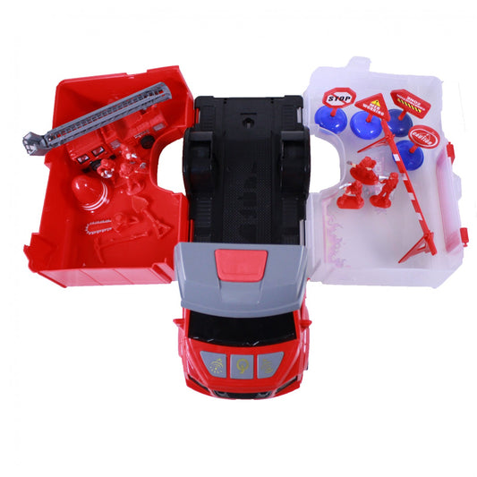 TychoTyke Construction and Rescue Tools Truck with Light and Sound Red, view 2