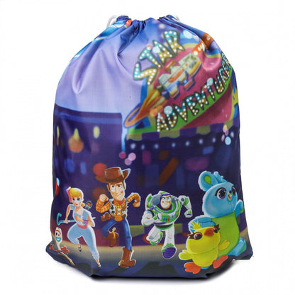 2 Pack 18 Inch Kids Licensed Cartoon Cinch Bag Travel Backpack Drawstring Tote, view 30