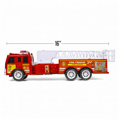 Fire Engine Rescue Truck with Firefighter Utility Bucket, view 5