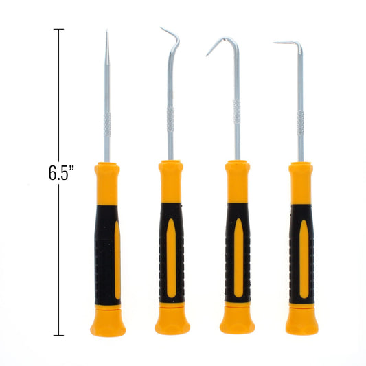 ToolTreaux Mini Hook and Pick Set Precision Cleaning and Hobby Tools - 4 Pieces, view 2