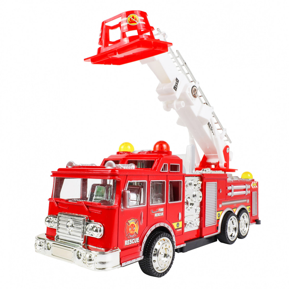 Kidplokio 360 Degree Bump and Go Emergency Toys Fire Truck Police Car (2 Styles), view 12