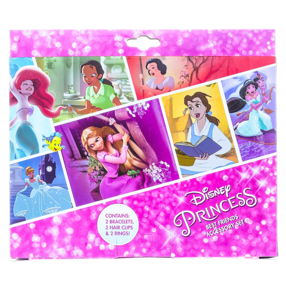 Disney Princess 6pc Girls BFF Fashion Jewelry Hair Accessories Set with, view 6
