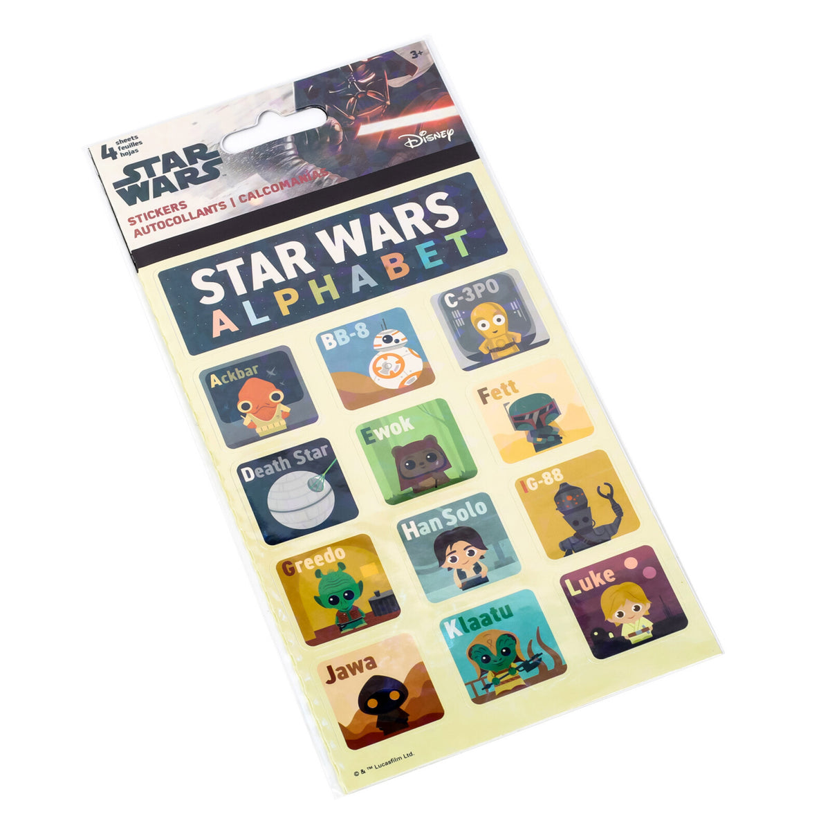 Licensed Kids Cartoon 4pc Cute Sticker Sheets Stationery Set (Many Characters), view 20