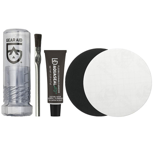 Gear Aid Aquaseal Wader Repair Kit with Patches for Camping and Hiking, 0.25 oz tube and patches visible