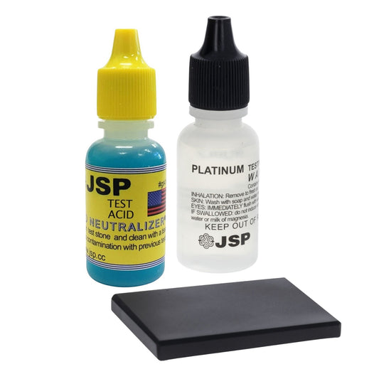 ToolTreaux platinum testing kit with acid solution and stone neutralizer combo for jewelry projects
