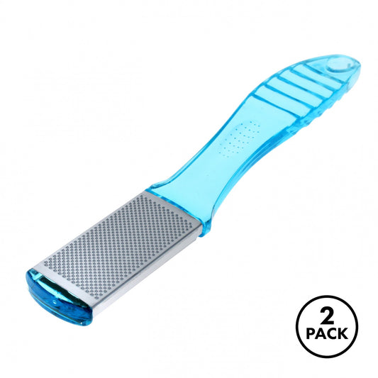 Two blue foot file callus removers, pack of 2