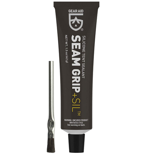 Small 1.5 oz tube of Gear Aid SilNet silicone seam sealer for tent repairs