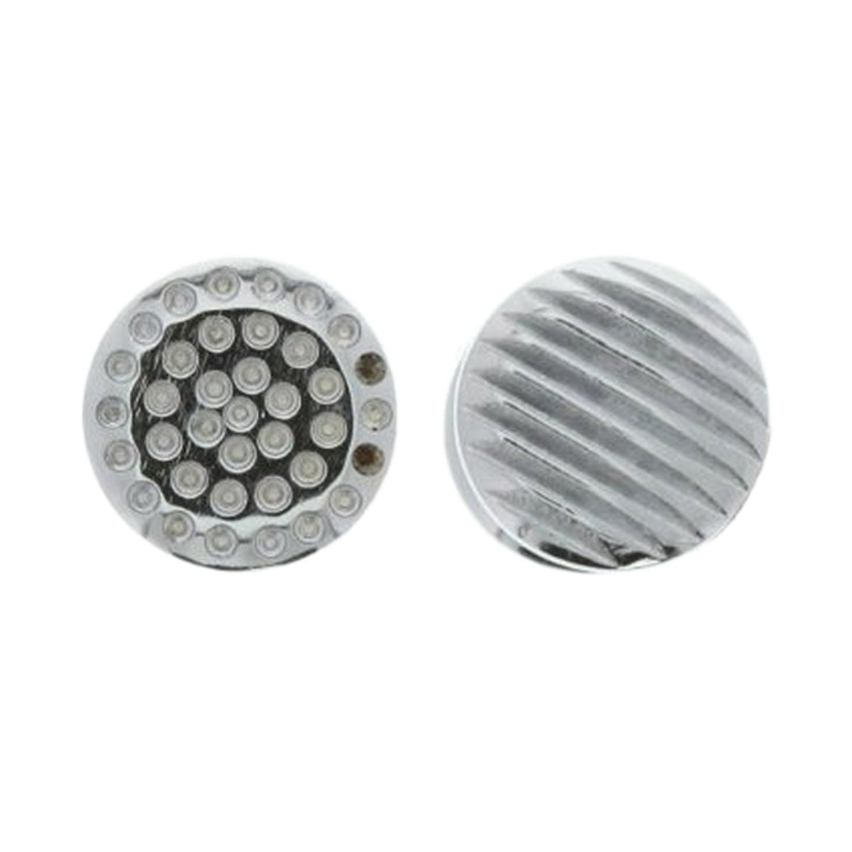 2 Pack Universal Tool Texturising Hammer Dual Face Dimple Stripe Patterns, view 2