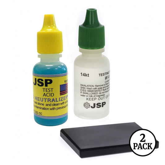 2 ToolTreaux 14 karat gold testing kit acid solutions and stone neutralizers in packaging