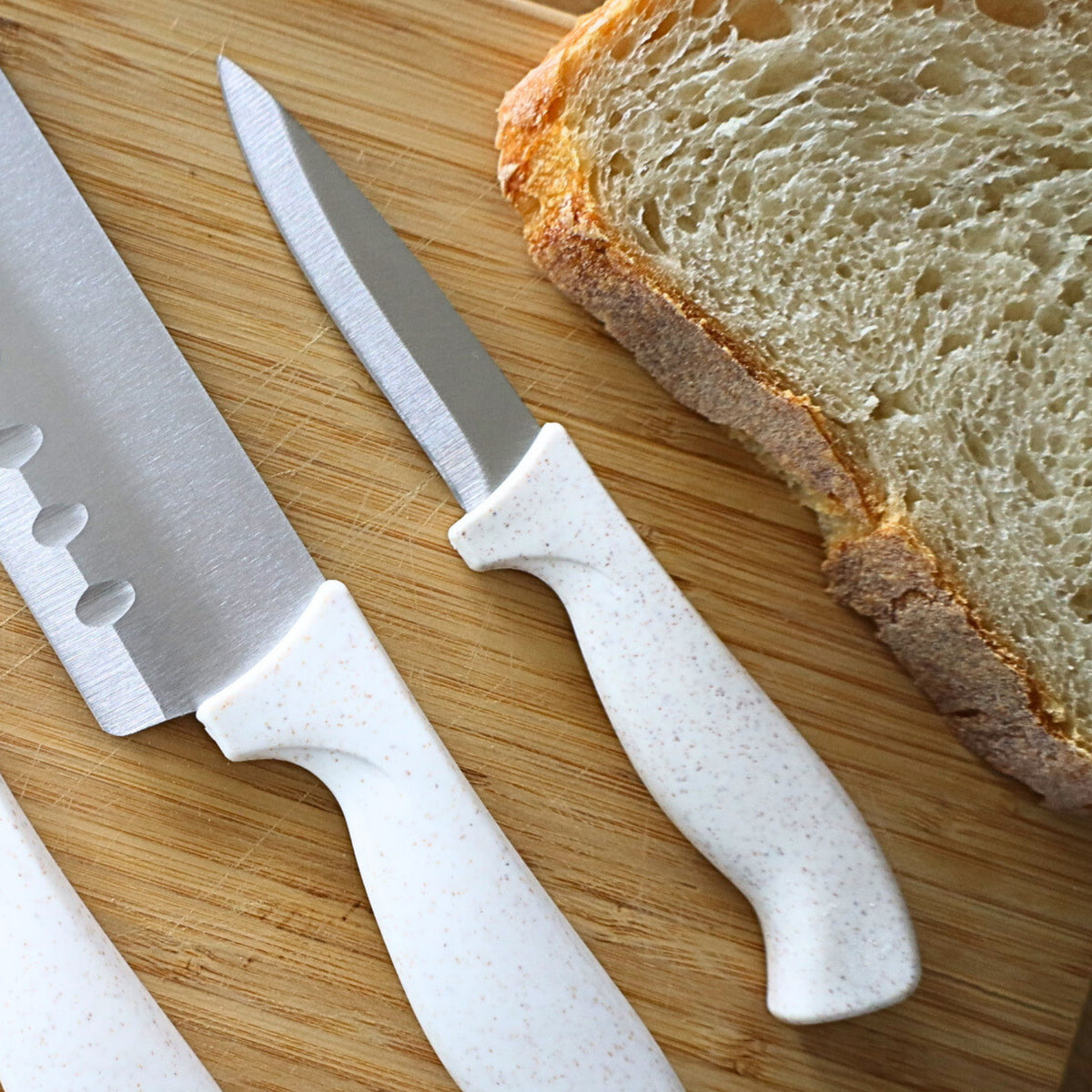 Beille Stainless Steel and Wheat Fiber Handle Kitchen Knives (Many Styles)