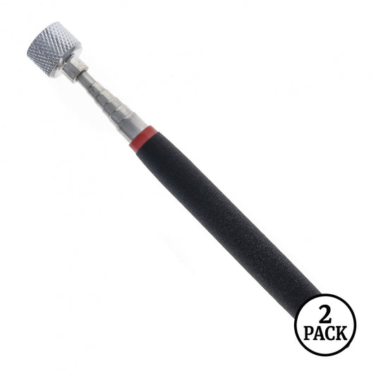 ToolTreaux telescoping magnetic pickup tools, 2 pack, extended to full length.