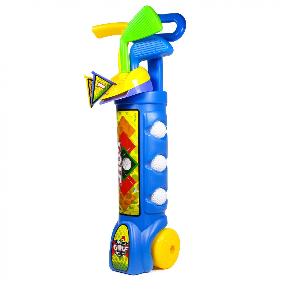 Kidplokio Toddler Indoor Outdoor Toy Golf Caddy Set Kids Golf Ages 3 to 8 - Blue, view 4