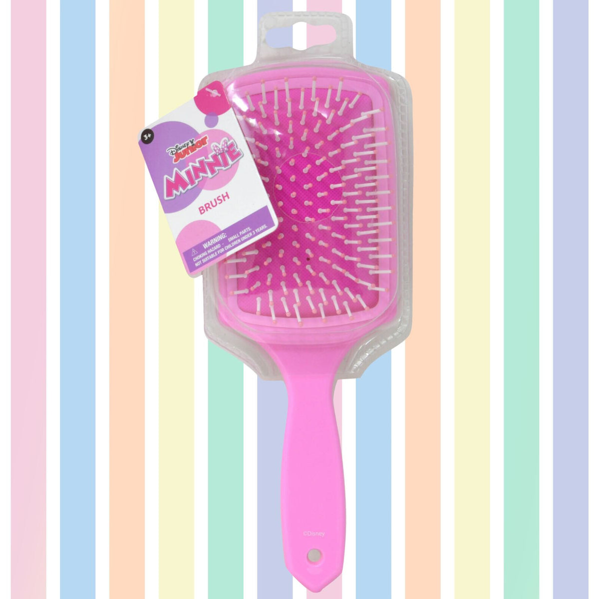 Girls Cartoon Paddle Detangling Hair Brush Minnie Mouse Barbie Lilo & Stitch, view 4