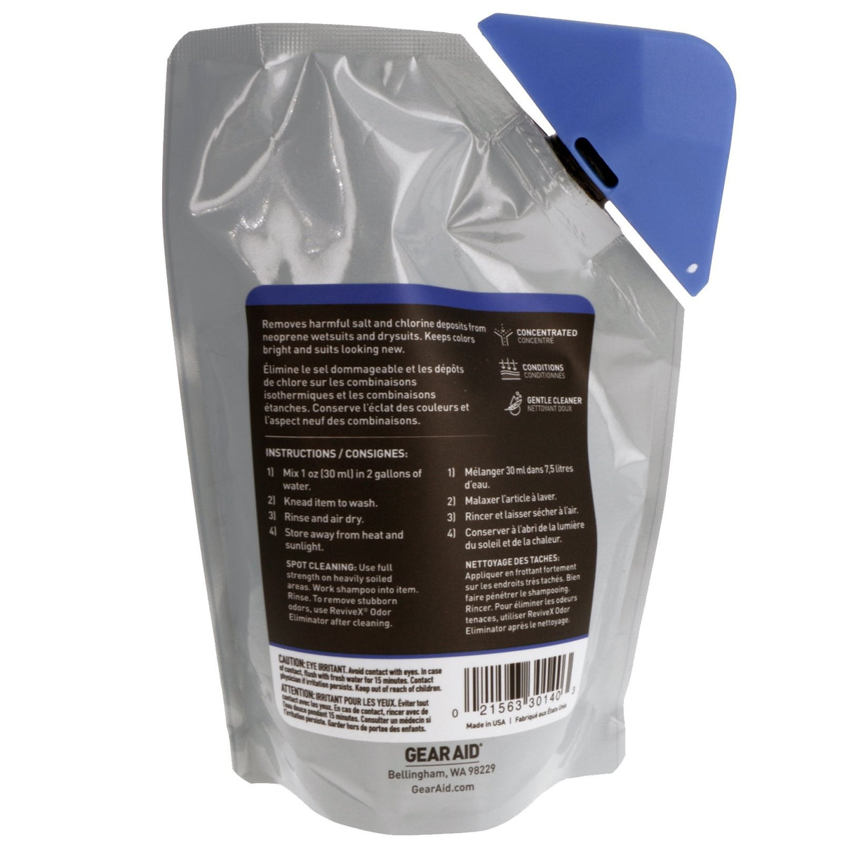 Wetsuit Drysuit Shampoo Cleaner for Marine Scuba Dive Gear - 10oz, view 3
