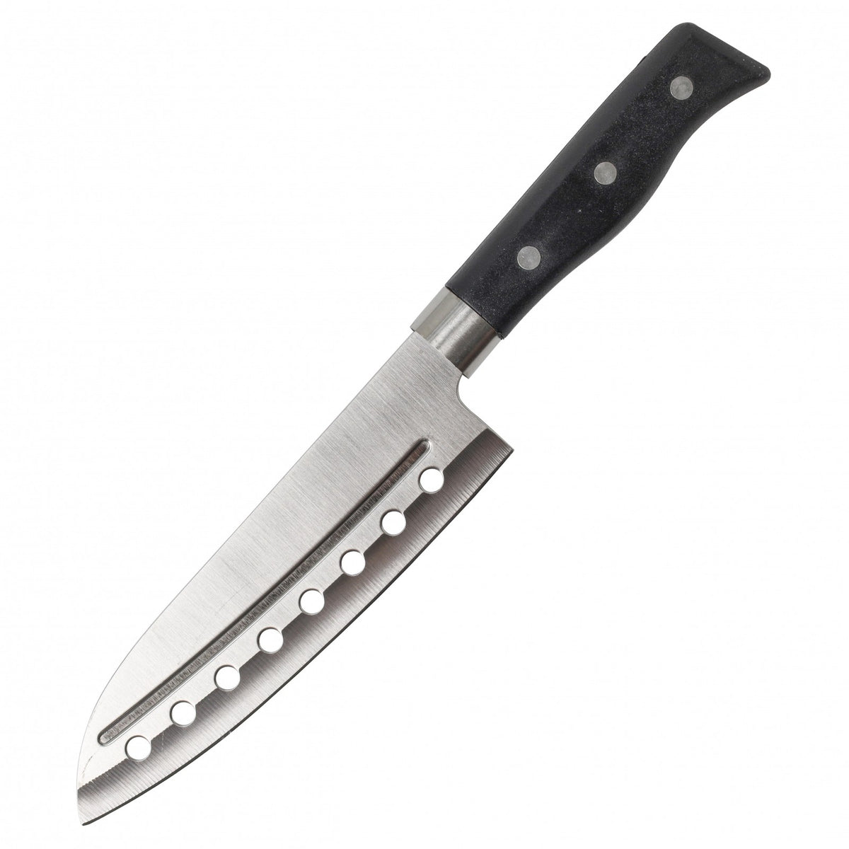 Beille 3pc Stainless Steel Kitchen Cutlery Knife Set Cutting Santoku Chef Knife