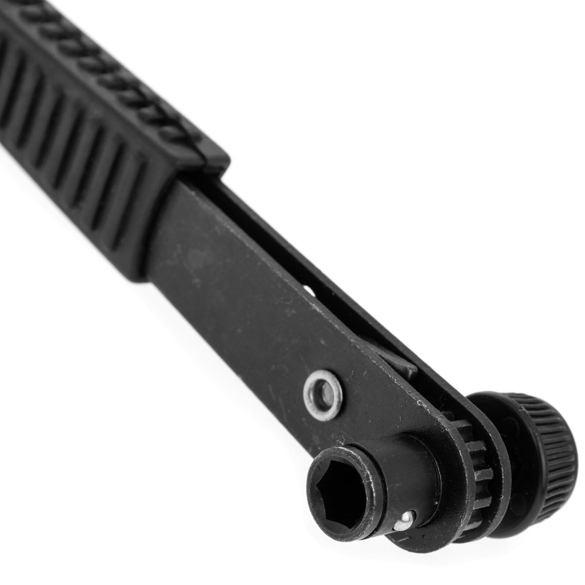ToolTreaux 2 in 1 Reversible Ratchet Torque Wrench with Rubber Handle, Black, view 8