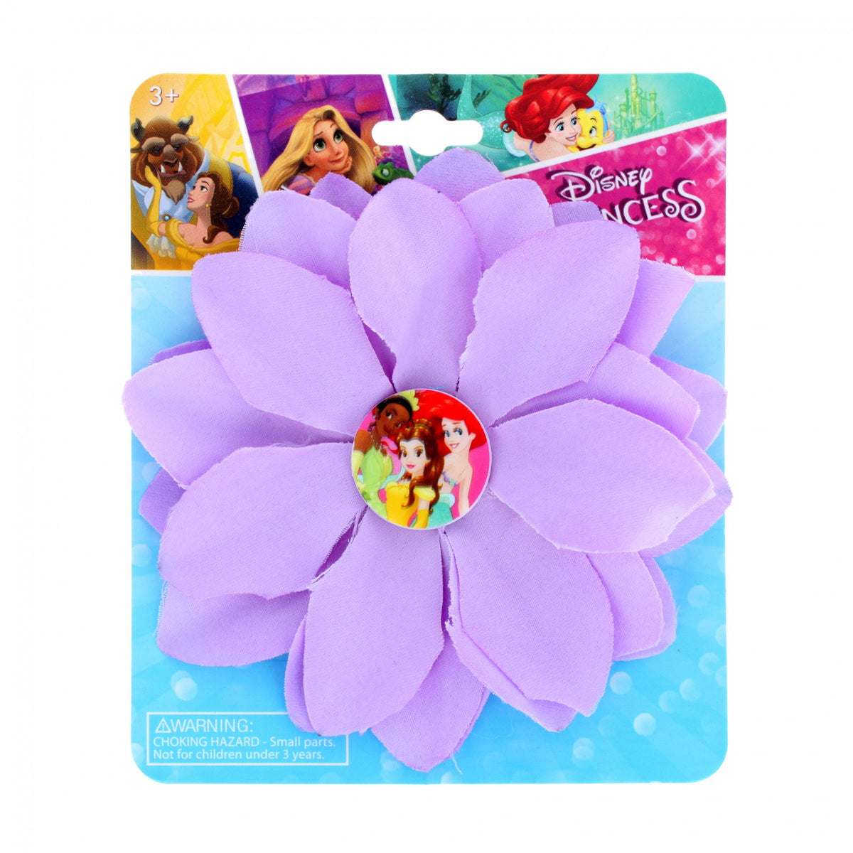 Disney Princess Purple Flower Hair Clip Accessory for Girls Dress Up, view 3