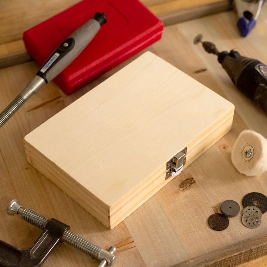 Universal Tool 100pc Polish Sand Cut Rotary Accessory Set in Wooden Box, view 6