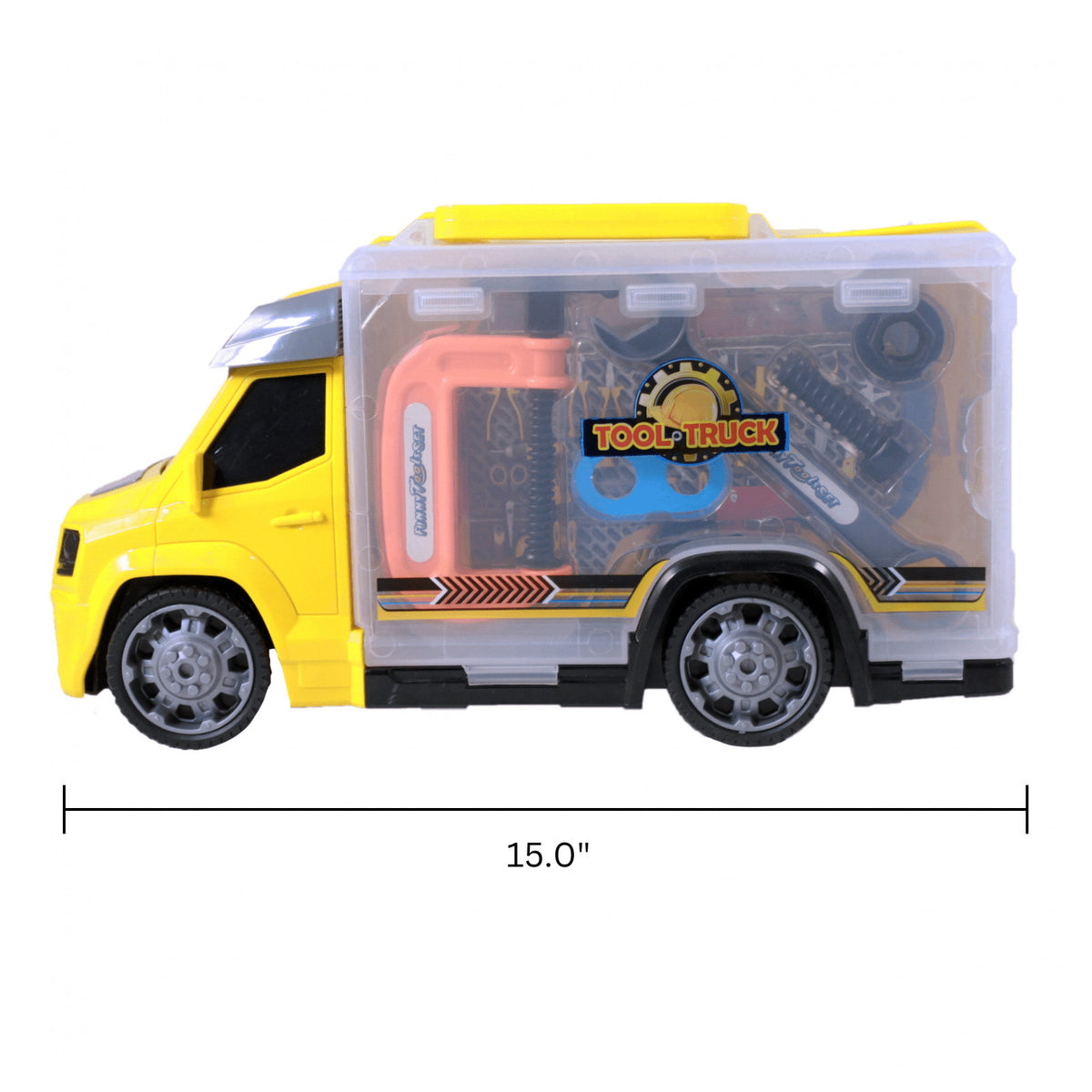 Kidplokio Assorted Truck Toys Action Figures Lights Sounds Playset (2 Themes), view 11