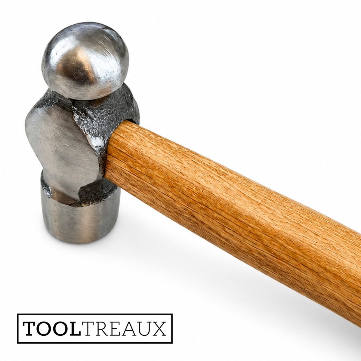 ToolTreaux 4oz Ball Peen Hammer with Hardwood Handle, Small Engineers Hammer, view 9