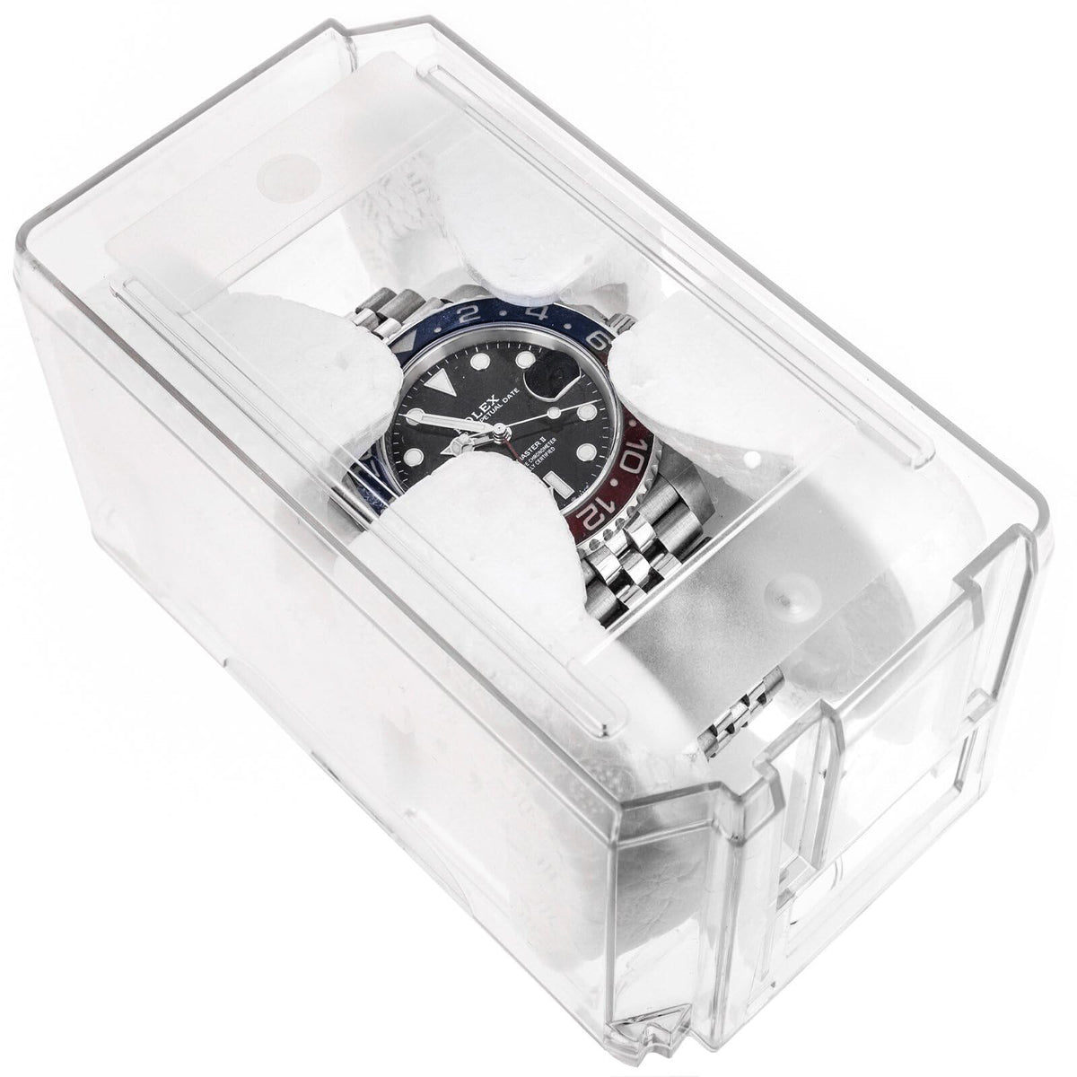 ToolTreaux Clear Plastic Watch Case Coffin Travel Essentials Jewelry Organizers, view 17